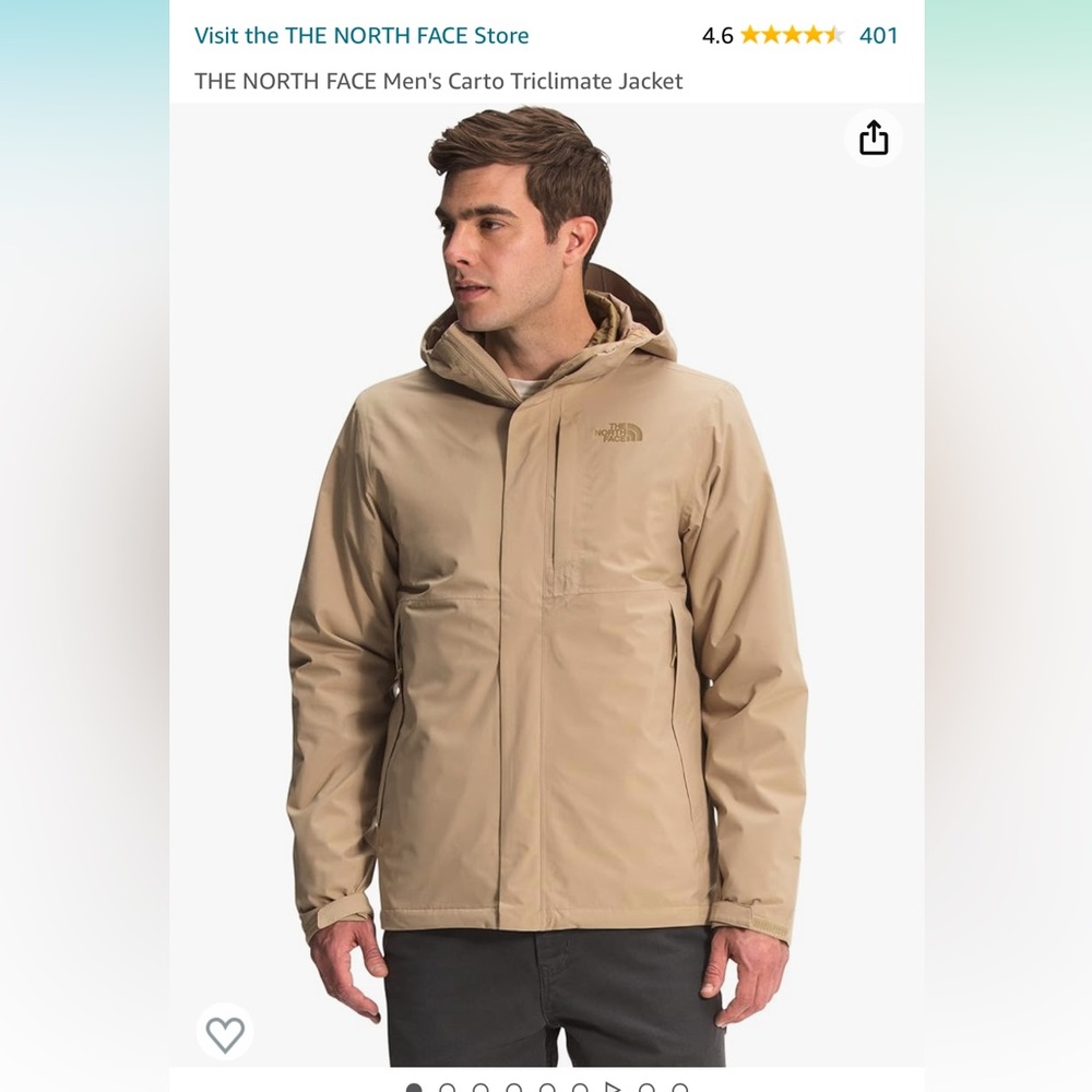 Men’s North Face ski jacket